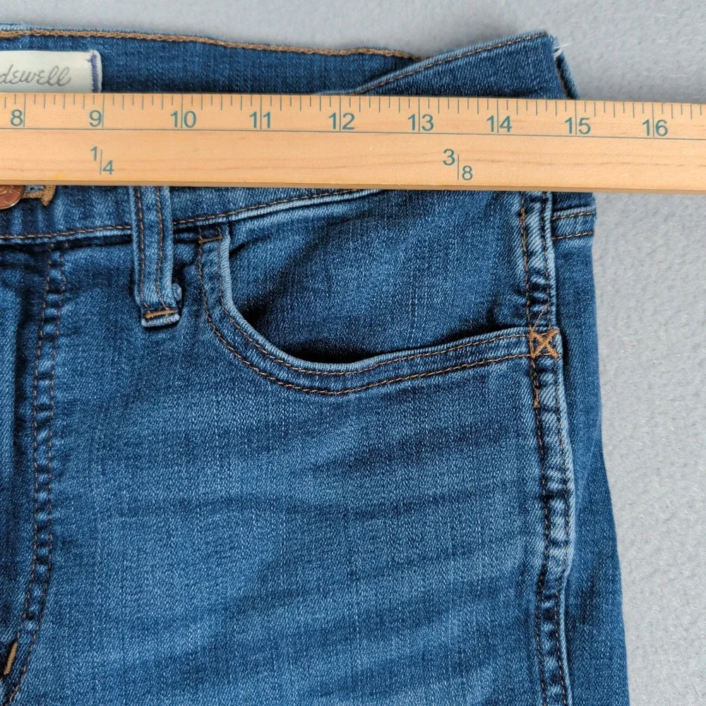 Madewell Jeans 10 Roadtripper Skinny Womens 29T Tall Blue Denim High‎ Rise